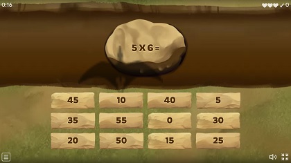 משחק הדינוזאורים והכפל ב 5  