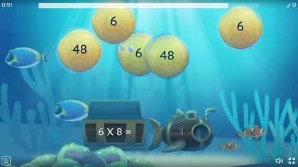 משחק הצוללות והכפל ב 6  